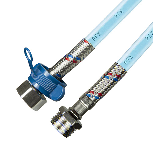 Подводка для воды PEX-сталь 1/2" г/ш 40 cм ONDO