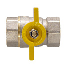 Кран шаровой для газа 1/2" г/г бабочка CTM ГАЗ_3