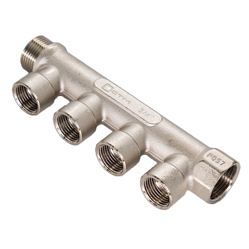 Коллектор 4 выхода (внутренняя резьба) 1"х1/2" СТМ