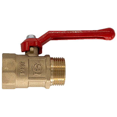 Кран шаровой для воды 3/4" г/ш рычаг ГАЛЛОП ПРАКТИК 121