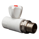 Кран шаровой PP-R для радиатора прямой DN 25х1/2" СТМ ПЛАСТ_2