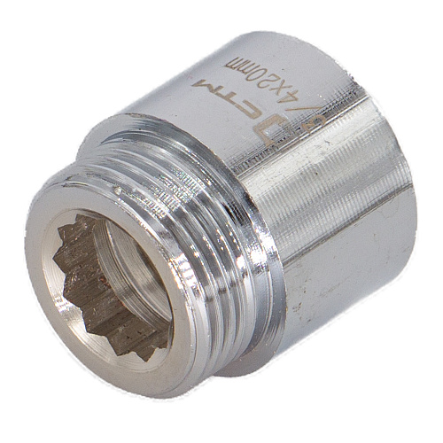 Удлинитель труб латунный  3/4" г/ш x 50 мм CTM