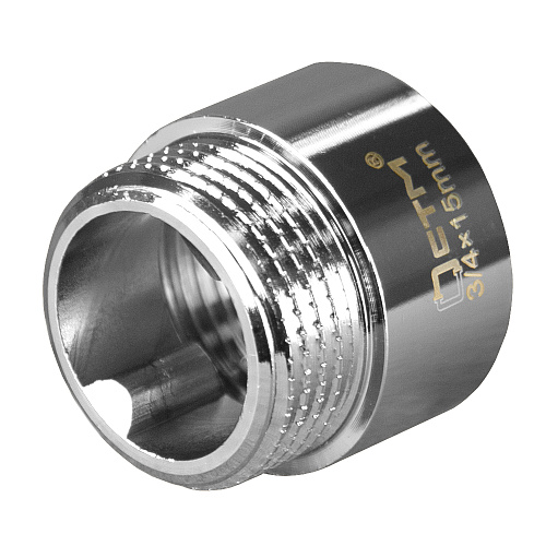 Удлинитель труб латунный  3/4" г/ш x 15 мм CTM Удлинитель труб латунный  3/4" г/ш x 15 мм CTM