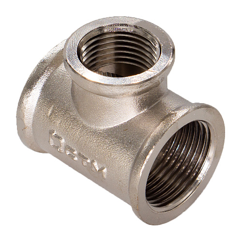 Тройник резьбовой переходной 1"x1/2"x1" г/г/г CTM