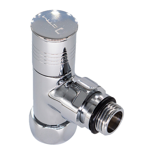 Вентиль угл. 3/4"х1/2" г/ш ручка-цилиндр  для п/с хром. СТМ ТЕРМО