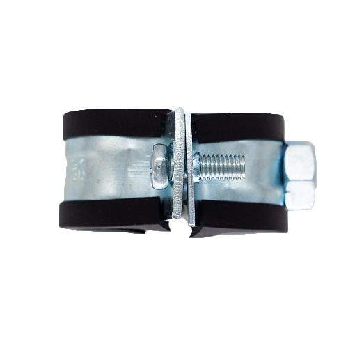 Хомут металлорезиновый 3" (87-92мм) CTM