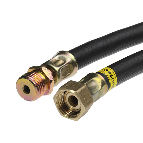 Шланг для газа 1/2" г/ш 87 см, чёрный