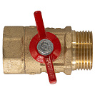 Кран шаровой для воды 1/2" г/ш бабочка ГАЛЛОП ПРАКТИК 131_3