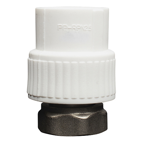 Муфта полипропиленовая PP-R комб. с нак.гайкой в./р. DN 25х1/2" СТМ ПЛАСТ