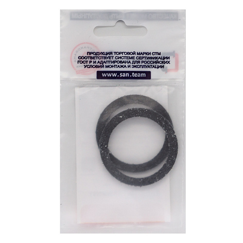 Прокладка 1-1/4" паронит 42х30х2 мм (2шт) СТМ