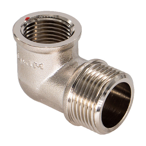 Уголок латунный переходной 1"x1/2" г/ш CTM