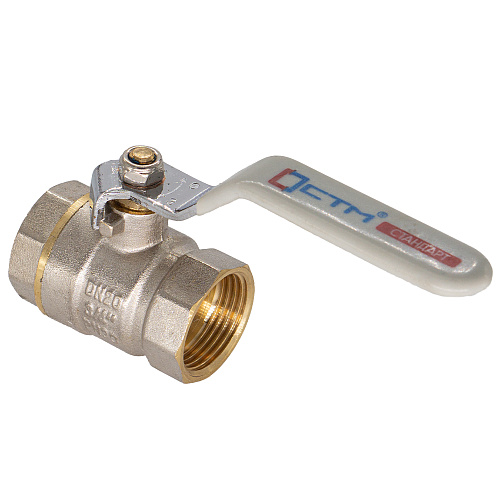 Кран шаровой для воды 2" г/г рычаг CTM СТАНДАРТ