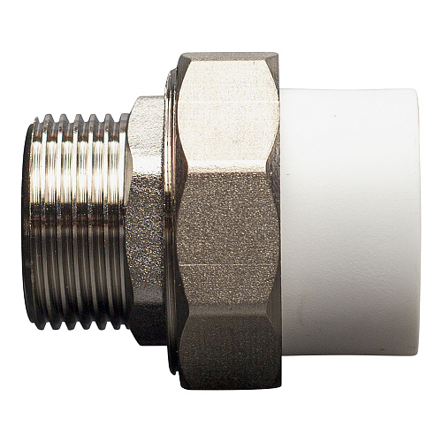 Муфта полипропиленовая PP-R комб. разъемная н./р. DN 25х3/4" СТМ ПЛАСТ