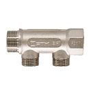 Коллектор 2 выхода (наружная резьба) 3/4"х1/2" СТМ_1