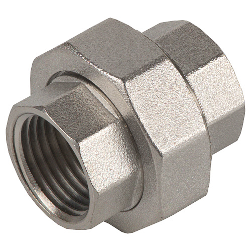 Муфта латунная резьбовая разъемная с накидной гайкой 1" г/г CTM