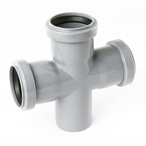 Крестовина канализационная DN 50х50х50 Крестовина канализационная DN 50х50х50