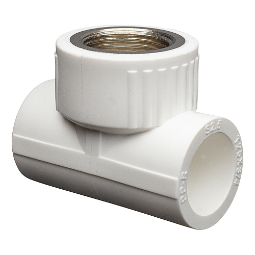 Тройник PP-R комб. вн./р. DN 25х3/4" СТМ ПЛАСТ Тройник PP-R комб. вн./р. DN 25х3/4" СТМ ПЛАСТ