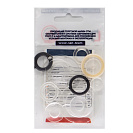 Набор сантехнических прокладок для смесителя "Сантехник" №2 силикон СТМ_1