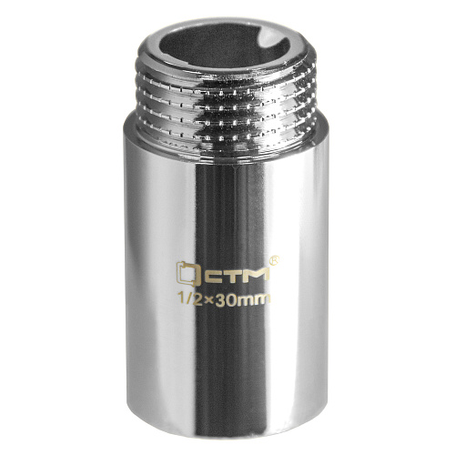 Удлинитель труб латунный  1/2" г/ш x 30 мм CTM