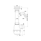 Сифон Ани Грот 1 1/2*40 с отводом стир.маш._2