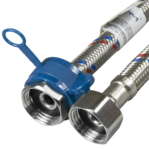 Подводка для воды сталь 1/2" г/г 180 cм CTM