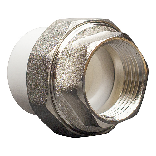 Муфта полипропиленовая PP-R комб. разъемная вн./р. DN 20х3/4" СТМ ПЛАСТ