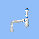 Сифон  1 1/4" *40 с гибкой трубой 40*50_1