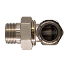 Соединитель с накид. гайкой угловой   3/4" г/ш CTM_3