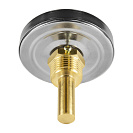 Термометр биметаллический d 63мм,  с погружной гильзой,  измерение до +120°С СТМ_4