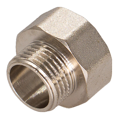 Переходник латунный резьбовой 3/4"х1/2" г/ш CTM