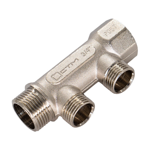 Коллектор 2 выхода (наружная резьба) 3/4"х1/2" СТМ
