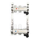 Коллекторная группа ONDO нерж сталь 2 вых. в сборе  с термостатическими и запорными клапанами