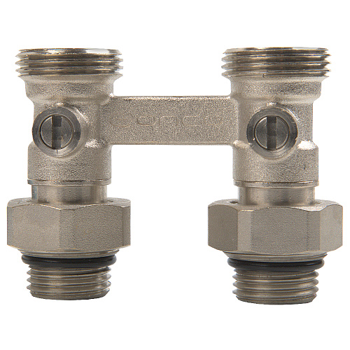 Мультифлекс, узел для нижнего прямого подключения, (Н-образный) с шаровым краном ONDO