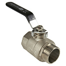 Кран шаровой для воды 1-1/2" г/ш рычаг,  никель,  ONDO_1