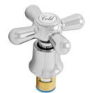 Комплект Кран-букса + Маховик P с юбкой,  COLD