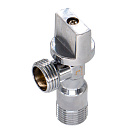 Кран шаровой д/сантех. прибор. угл.  1/2"х1/2" ш/ш с отражат. бабочка,  хромированный СТМ_2