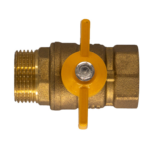 Кран шаровой для газа 1" г/ш бабочка ОПТИМА ГАЗ