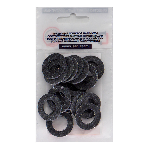 Прокладка 3/4" паронит 24х14х2 мм (20шт) СТМ