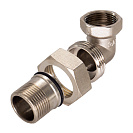 Соединитель с накид. гайкой угловой   3/4" г/ш CTM_4