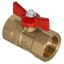 Кран шаровой для воды 1/2" г/г бабочка ГАЛЛОП ПРАКТИК 130_2