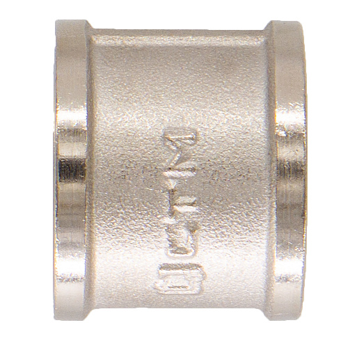 Муфта латунная резьбовая  прямая 2" г/г CTM Муфта латунная резьбовая  прямая 2" г/г CTM