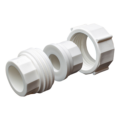 Муфта полипропиленовая PP-R разъемная DN 32  СТМ ПЛАСТ