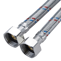Подводка для воды нейлон 1/2" г/г 40 cм CTM