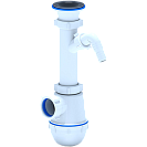 Сифон Ани Грот 1 1/2*40 с отводом стир.маш.