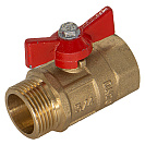 Кран шаровой для воды 3/4" г/ш бабочка ГАЛЛОП ПРАКТИК 131