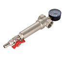 Фильтр самоочищающийся с манометром для гор. и хол. воды 1" СТМ ТЕРМО_1