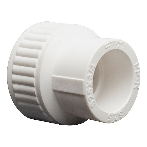 Муфта полипропиленовая PP-R комб. вн./р. DN 25х3/4" СТМ ПЛАСТ