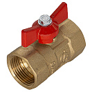 Кран шаровой для воды 1" г/г бабочка ГАЛЛОП ПРАКТИК 130