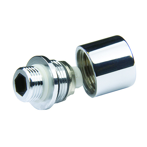 Переходник 1/2"х3/4" ш/ш с воздухоотводчиком, колпачком для п/с хром. СТМ ТЕРМО