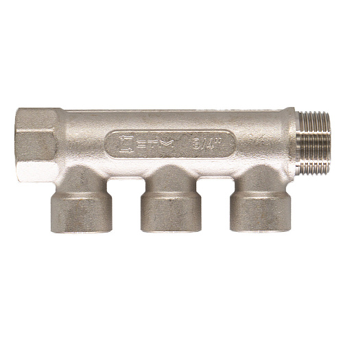 Коллектор 3 выхода (внутренняя резьба) 3/4"х1/2" СТМ